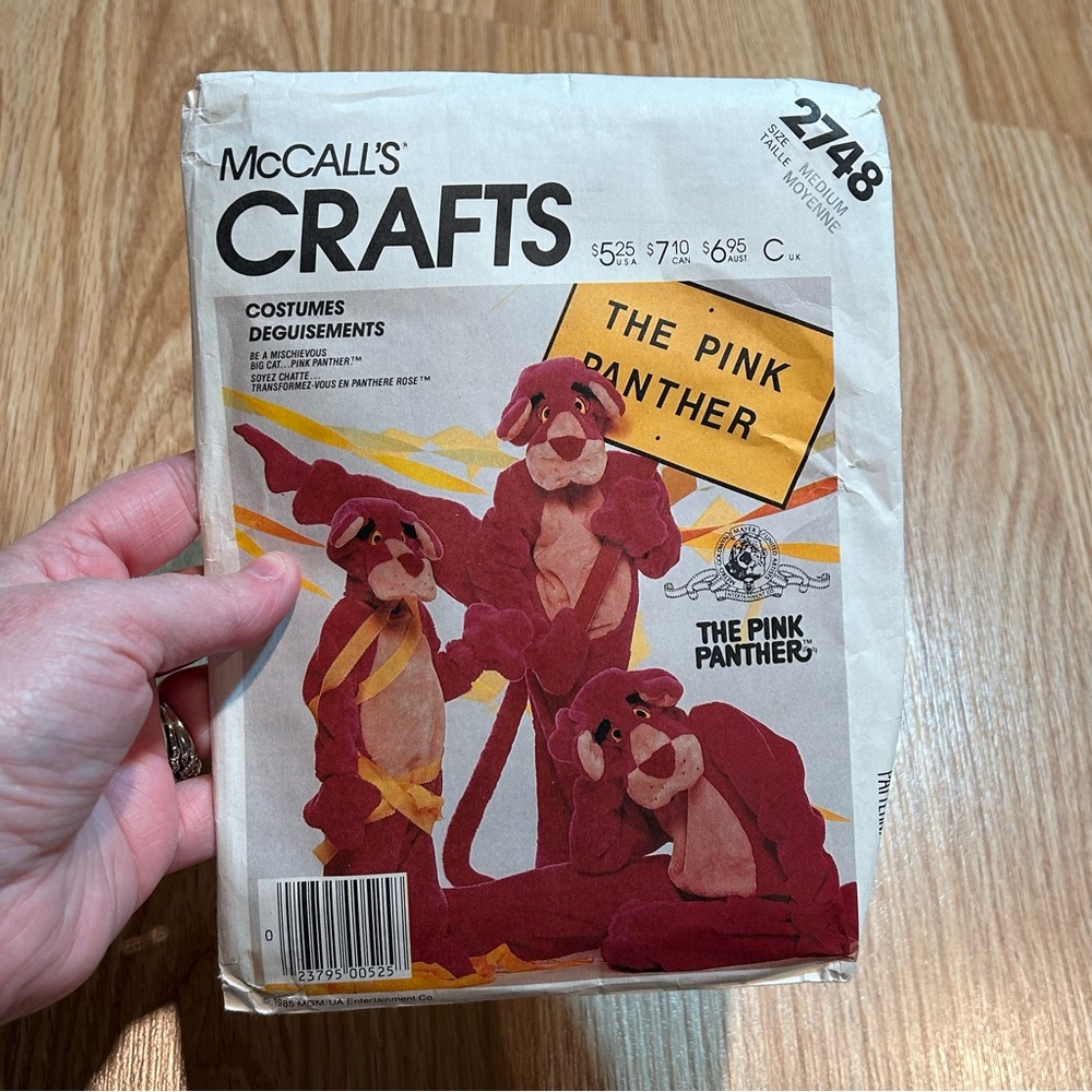 Crafts Pink‎ Panther Costume Pattern